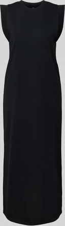 Pieces Regular Fit Sweatkleid aus Baumwoll-Mix Modell CHILLI SUMMER in Black, Gr&ouml;&szlig;e XL