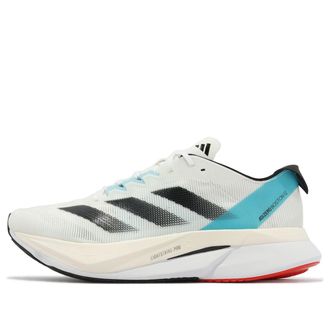 adidas Adizero Boston 12 Running White Light Aqua ID4237