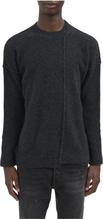 Isabel Benenato Maglione Girocollo in Yak - - Knitwear - Uomo - Grigio - M