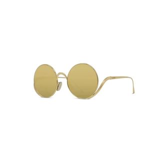 Loewe Sunglasses, unisex, Yellow, Size: 50 MM Signature Oval Sunglasses