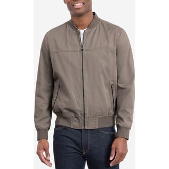 Tommy Hilfiger Cotton Bomber Jacket in Sand at Nordstrom Rack, Size Xx-Large
