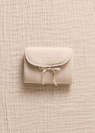 Mango Fasciatoio neonato/a garza di cotone beige - Home - Taglia unica - MANGO HOME