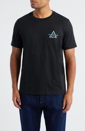 Paul Smith Regular Fit Triangle Organic Cotton Graphic T-Shirt in Black at Nordstrom, Size Xx-Large