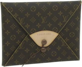 Louis Vuitton Pre-owned Clutches, female, Brown, Size: ONE SIZE Pre-owned Vintage Monogram Briefcase
