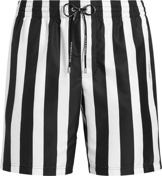 Dolce & Gabbana Costume da bagno a righe - Nero