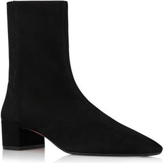 Aquazzura Saint Honor Bootie in Black at Nordstrom, Size 10.5Us