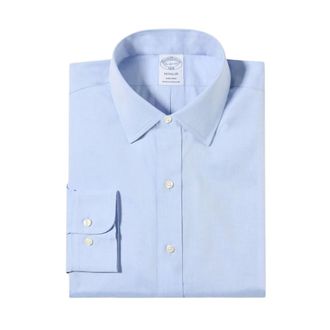 Brooks Brothers Heren, Overhemden, Blauw, Maat: XS Katoen