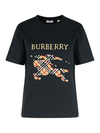 Burberry Frankie Black Cotton T-Shirt