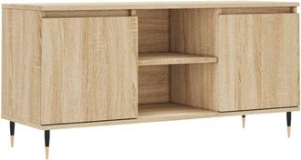 vidaXL Vidaxl - Mueble de tv madera de ingeniería roble Sonoma 104x35x50 cm
