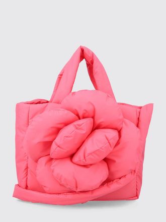 Il Gufo Girls Floral-Print Padded Nylon Handbag