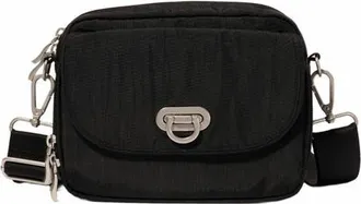 Baggallini Coastal Flip Lock Camera Bag Crossbody in Black at Nordstrom