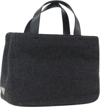 Prada Pre-owned Handbags, female, Black, Size: ONE SIZE Pre-owned Vintage Handbag