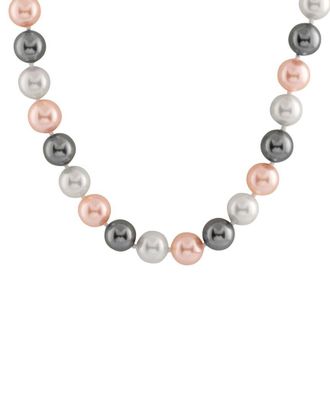 Splendid Pearls Silver 12-13Mm Shell Pearl Necklace