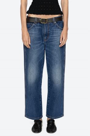 Sea New York Jules Relaxed Mid-Rise Jeans In Blue