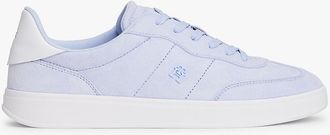 Tommy Hilfiger Womens Leather & Suede Skater Sneaker - Navy - US 6.5 / EU 37