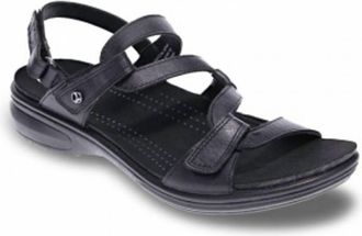 Revere Comfort Shoes Womens Emerald Sandals In Black