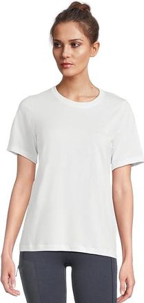 Arc'teryx Kragg SL Cotton Emblem Crew Short Sleeve Womens Clothing White Light : 2XL