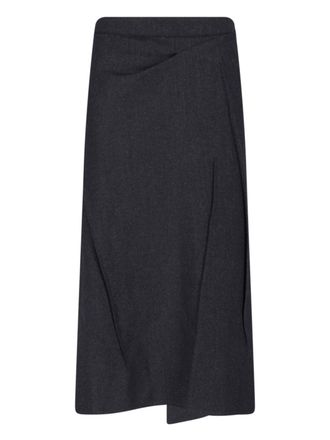 Victoria Beckham Gonna Midi In Lana