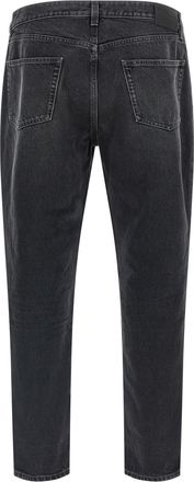 Saint Laurent Mens Black Cotton Straight-Leg Jeans Clothing