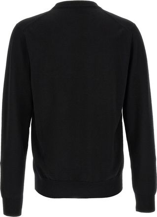 Dolce & Gabbana Mens Black Virgin Wool Cardigan Clothing
