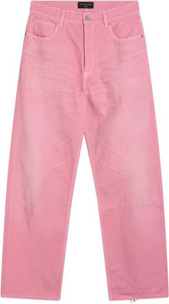 Balenciaga Boyfriend Jeans - Dames - Regular Fit Jeans - Roze - S - Jeans
