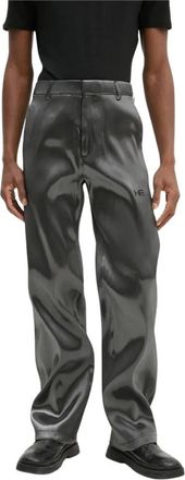 Heliot Emil Straight Broeken - Heren - Straight fit broeken - Grijs - M - Polyester - Broeken