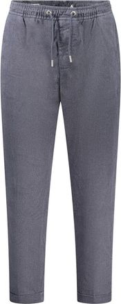 Guess Axel Fleece Chino Broek - Heren - Slim Fit Broeken - Blauw - W30 L28 - Katoen - Broeken