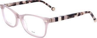 Carolina Herrera Womens 54mm Peach Havana Opticals