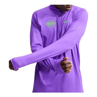 Nike Stride Dri-FIT 1 2-Zip Top Action Grape Green Strike IO8797-529