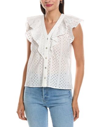 Nanette Lepore Eyelet Blouse