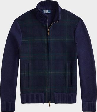 Polo Ralph Lauren Men & apos;s The Polo Tartan Full-Zip Sweater