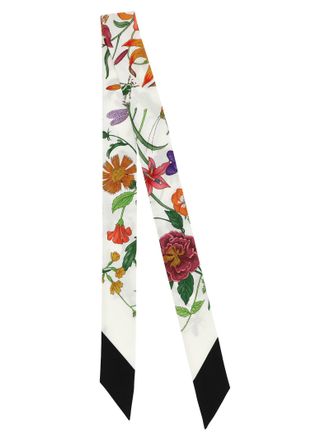 Gucci Flora Scarf - Cream