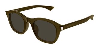 Saint Laurent SL 880/K Asian Fit 004 Mens Sunglasses Brown Size 50 - Free RX Lenses - Free RX Lenses