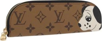 Louis Vuitton Pre-owned Wallets, female, Brown, Size: ONE SIZE Pre-owned Canvas Home-Office Wallet