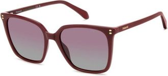 Polaroid PLD 4201/S/X Polarized C9A/GC Womens Sunglasses Red Size 55