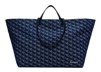 Desigual Womens Accessories Fabric Shopping Bag, Blue, blue, One size