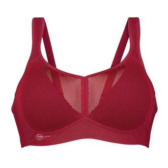 Anita Womens Bra - Red Polyamide - Size 38B