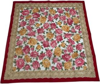 Dior Pre-owned Vintage Sjaal - Dames - Vintage Accessoires - Veelkleurig - ONE Size - Katoen - Vintage