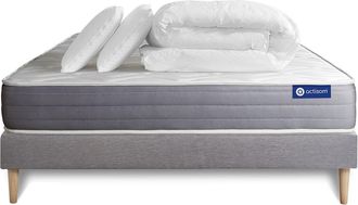Actisom Pack Colch&oacute;n Gris L&aacute;tex Y Espuma Viscoel&aacute;stica 200 X 200