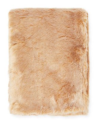 Montague & Capulet Yosemite Bear Faux Fur Throw