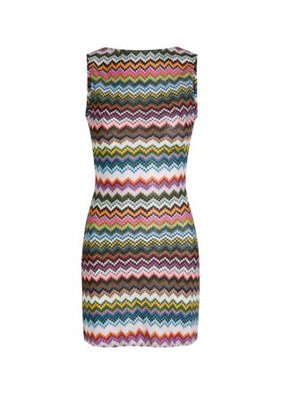 Missoni Zigzag Metallic-knit Cover-up Mini Dress - Multicoloured - 42 (UK12 / M)