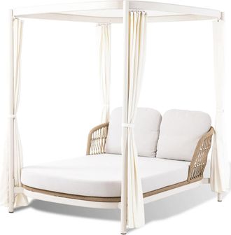 LLR Collection Premium Outdoor Daybed Bari für zwei Personen