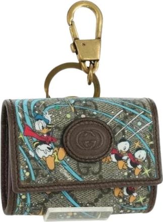 Gucci Pre-owned Charm Sleutelhanger - Dames - Vintage Accessoires - Veelkleurig - ONE Size - Leer - Vintage