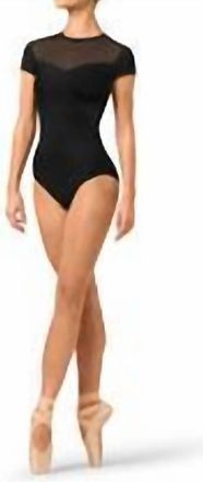 Bloch Ladies Cap Sleeve Leotard In Black