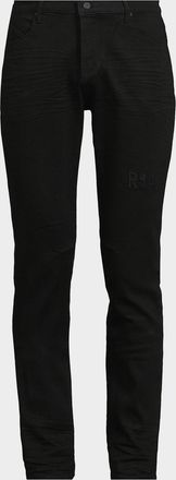 Rta Mens Bryant Embroidered Logo Skinny Jeans