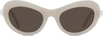 Givenchy Occhiali da sole con decorazione - Toni neutri