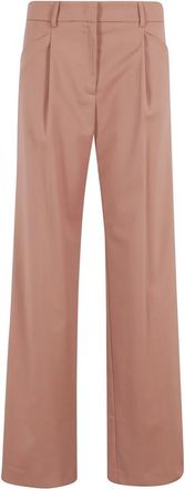 Andamane Stijlvolle Vissia Jurk - Dames - Wijde Broeken - Roze - S - Polyester - Broeken