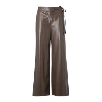 Marciano Broeken, Dames, Bruin, XL, Leer, Gladys Wijde Pijpenbroek
