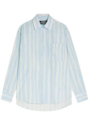 Jacquemus La Chemise Camargue Striped Cotton Shirt - Multicoloured 1 - 52 (IT52 / XL)