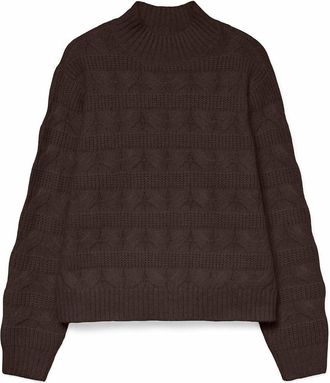 Vero Moda Kabeltrui met opstaande kraag